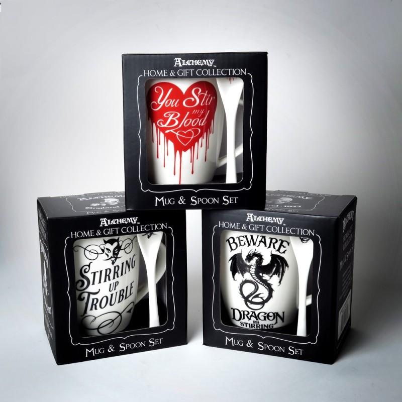 Alchemy England Stirring Up Trouble: Mug And Spoon Set (ALMUG17)