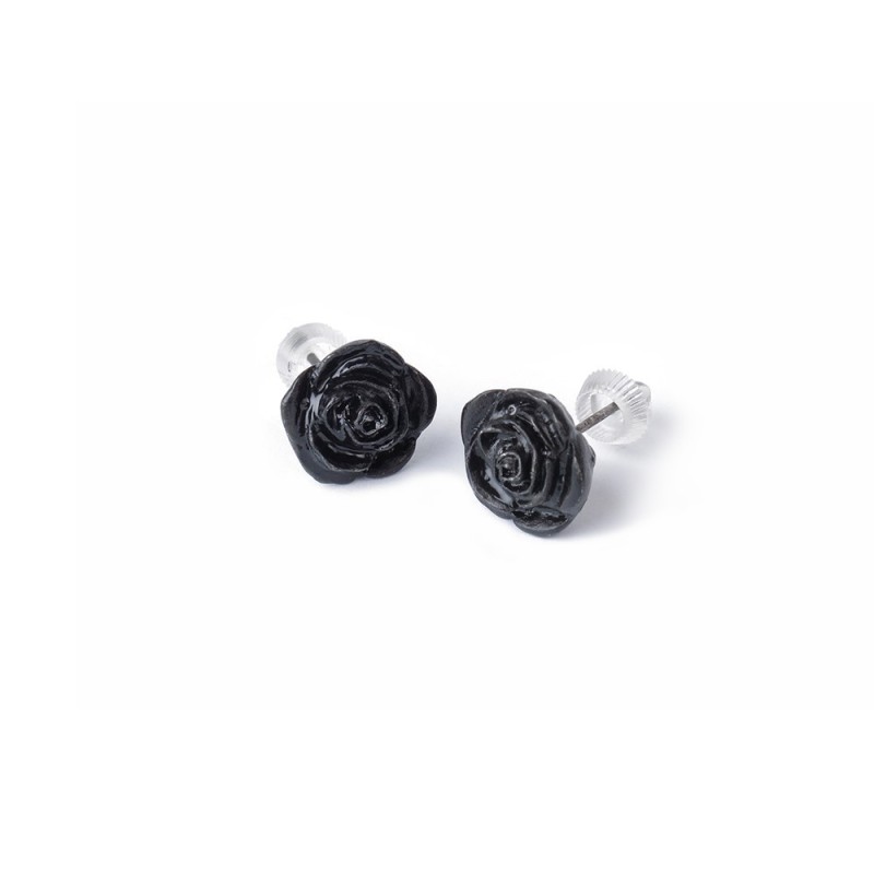 Alchemy England The Romance Of Black Rose Stud (E339)