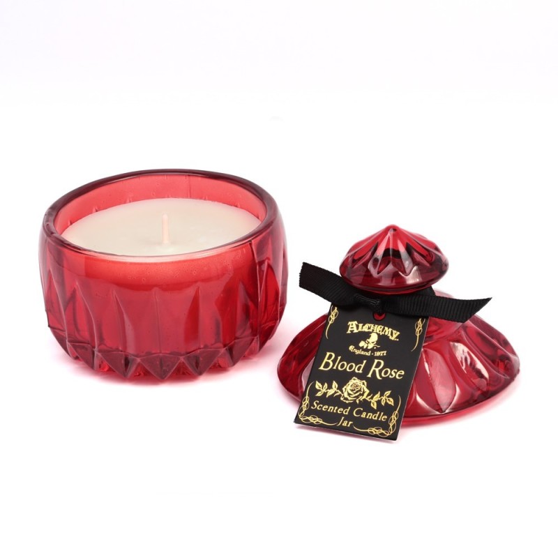 Alchemy England Vintage Scented Candle Jar - Blood Rose (Round) (SCJ9)