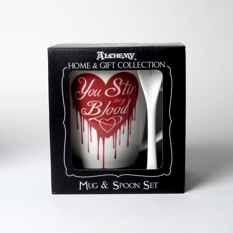 Alchemy England You Stir My Blood: Mug And Spoon Set (ALMUG18)
