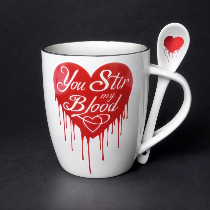 alchemy england You Stir My Blood: Mug and Spoon Set (ALMUG18)