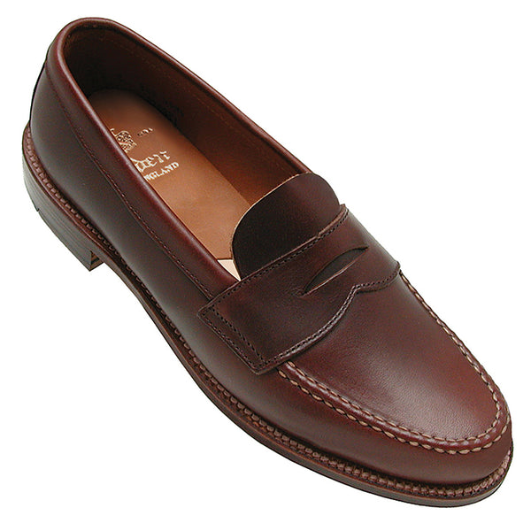 Alden 17831F Unlined Leisure Handsewn Penny Loafer LHS (Brown Chromexcel)