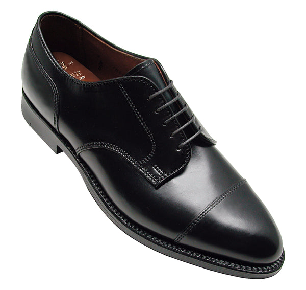 alden 2161 Straight Tip Blucher (Black Shell Cordovan)