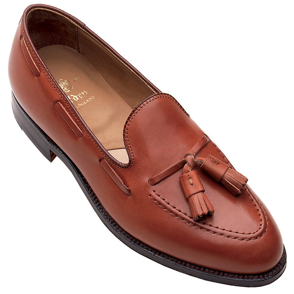 Alden 662 Tassel Moccasin Loafer (Burnished Tan Calf)