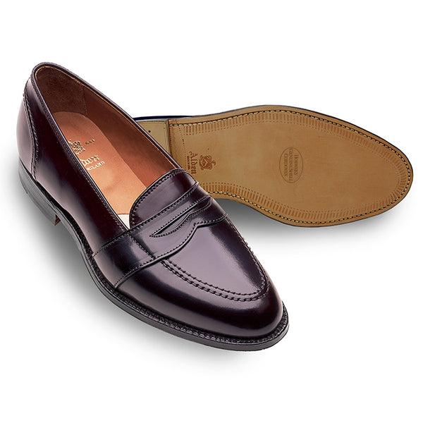Alden 684 Full Strap Slip-On Penny Loafer (Color 8 Shell Cordovan)