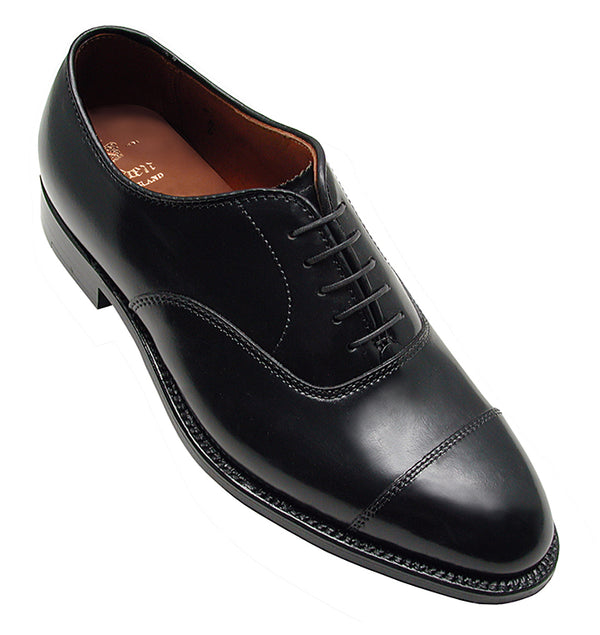 Alden 9071 Straight Tip Bal Oxford (Black Shell Cordovan)