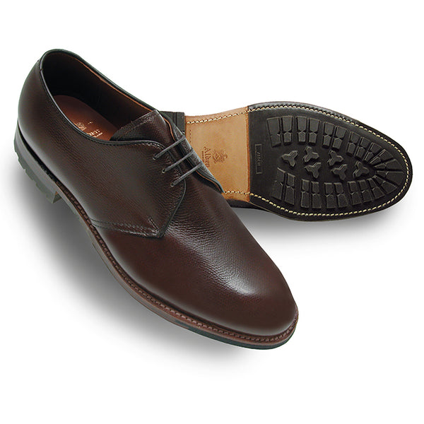 Alden 941C Plain Toe Blucher (Dark Brown Alpine Calf)