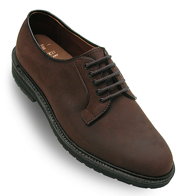 Alden 9431S Plain Toe Blucher (Smooth Tobacco Chamois)
