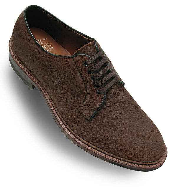 alden 9474C Plain Toe Blucher (Reverse Tobacco Oiled Nubuck)