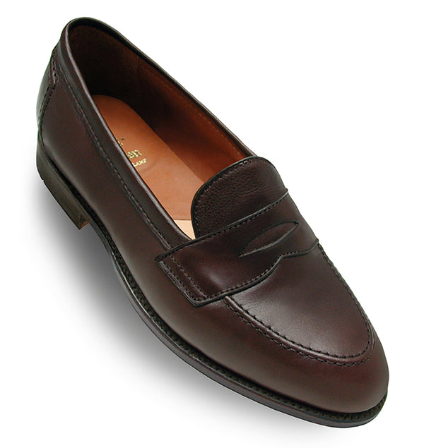 Alden 9694F Penny Loafer Flex Welt (Soft Dark Brown Calf)