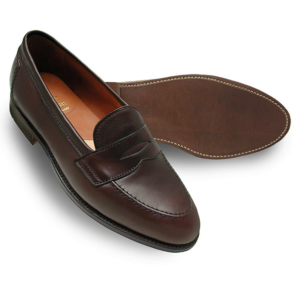 Alden 9694F Penny Loafer Flex Welt (Soft Dark Brown Calf)
