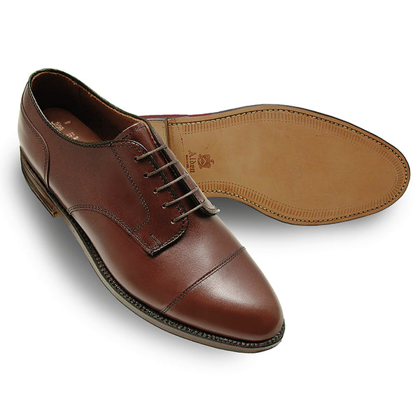Alden 972 Straight Tip Blucher (Walnut Brown Calfskin)