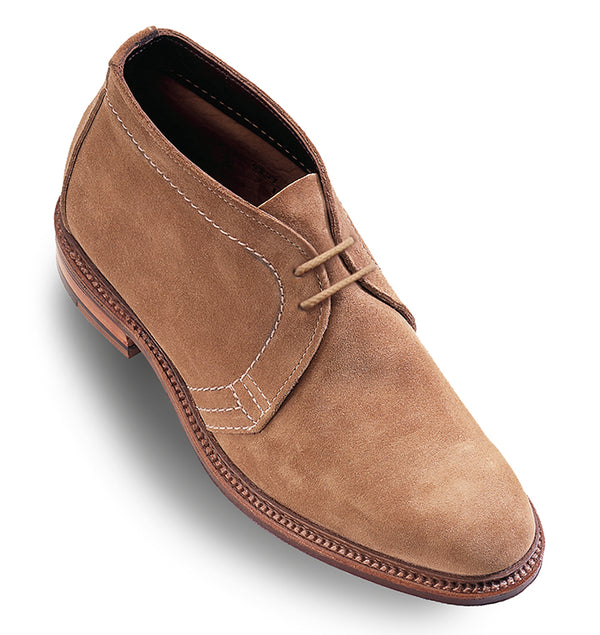 Alden 1494 Unlined Chukka Boot (Tan Suede)