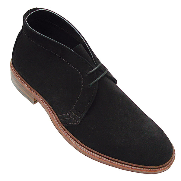 alden 1497 Unlined Chukka Boot (Black Suede)