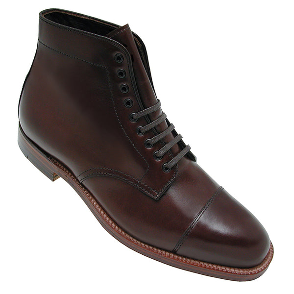 alden 3912 Straight Tip Boot (Dark Brown Calf)