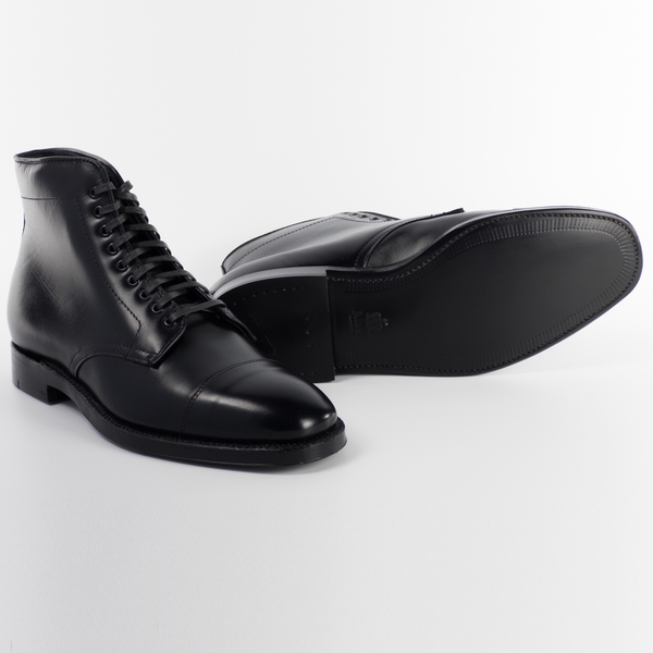 Alden 3917 Straight Tip Boot (Black Calfskin)