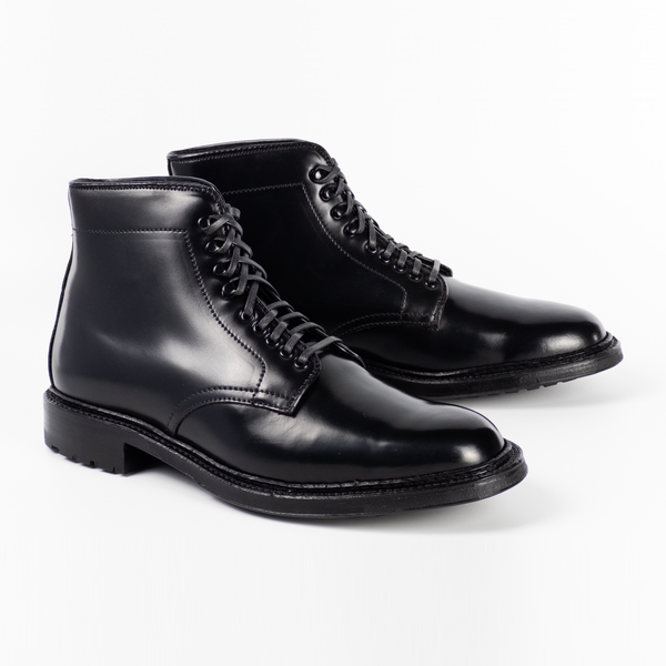 Alden 45149HC Plain Toe Boot (Black Shell Cordovan)