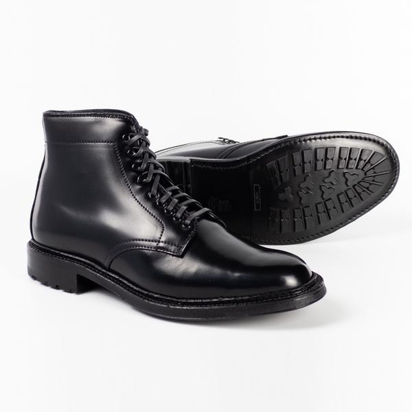 Alden 45149HC Plain Toe Boot (Black Shell Cordovan)
