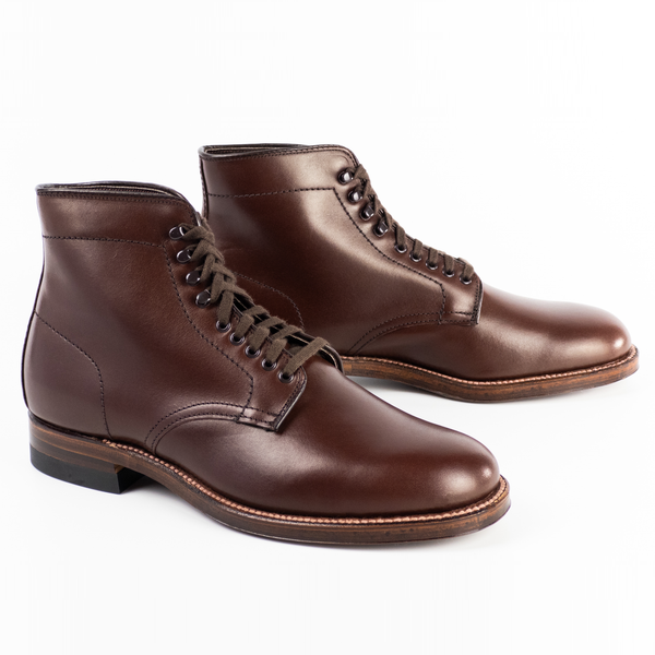 Alden 45770H Plain Toe Boot (Brown Calfskin)