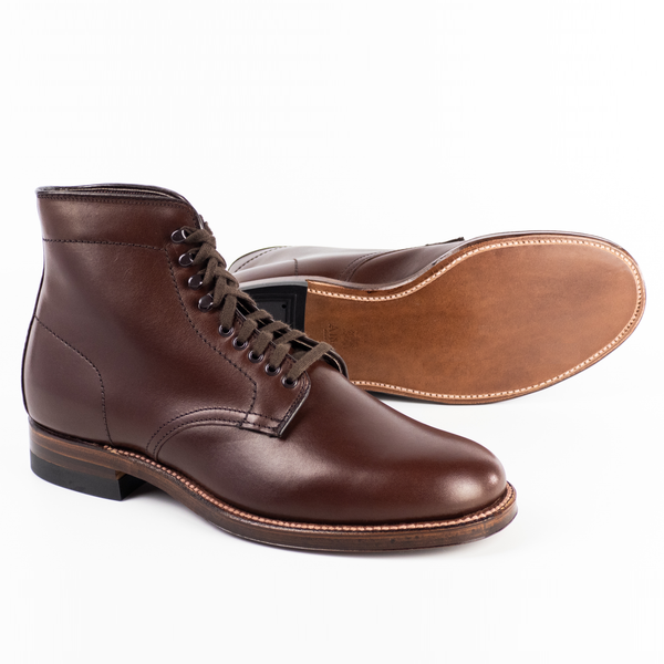 Alden 45770H Plain Toe Boot (Brown Calfskin)
