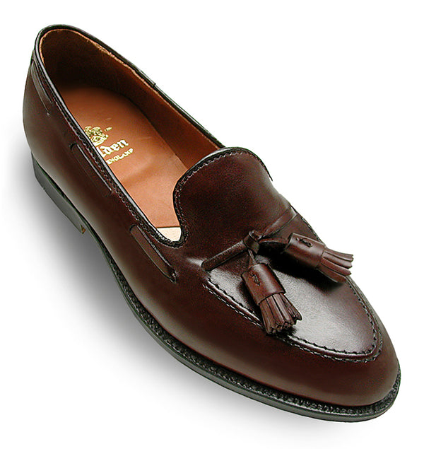 alden 561 Tassel Moccasin Loafer (Dark Brown Calf)