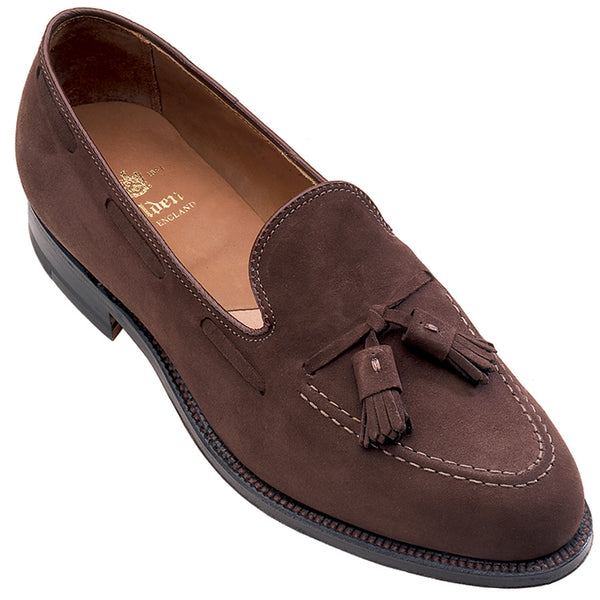 Alden 666 Tassel Moccasin Loafer (Mocha Kid Suede)