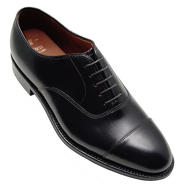 alden 907 Straight Tip Bal Oxford (Black Calf)