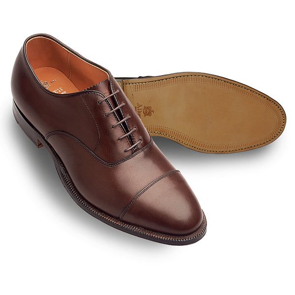 Alden 920 Straight Tip Bal Oxford (Dark Brown Calf)