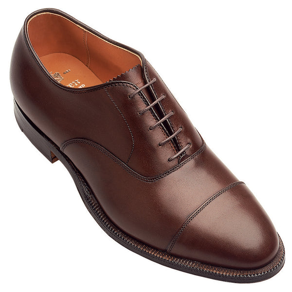 Alden 920 Straight Tip Bal Oxford (Dark Brown Calf)