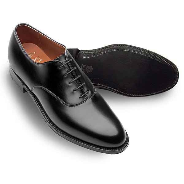 Alden 932 Plain Toe Bal Oxford (Black Calf)