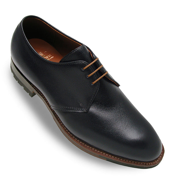 alden 940C Plain Toe Blucher (Black Alpine Calf)
