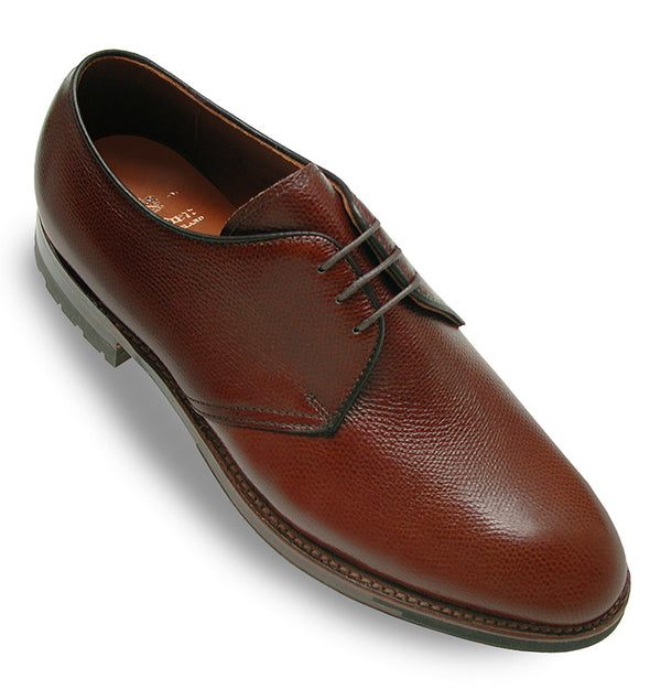 Alden 942C Plain Toe Blucher (Brown Alpine Calf)