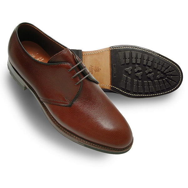 Alden 942C Plain Toe Blucher (Brown Alpine Calf)