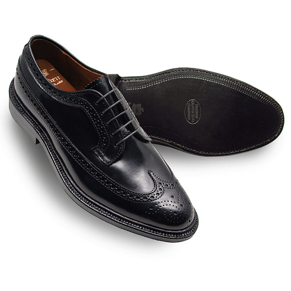 Alden 9751 Long Wing Blucher (Black Shell Cordovan)