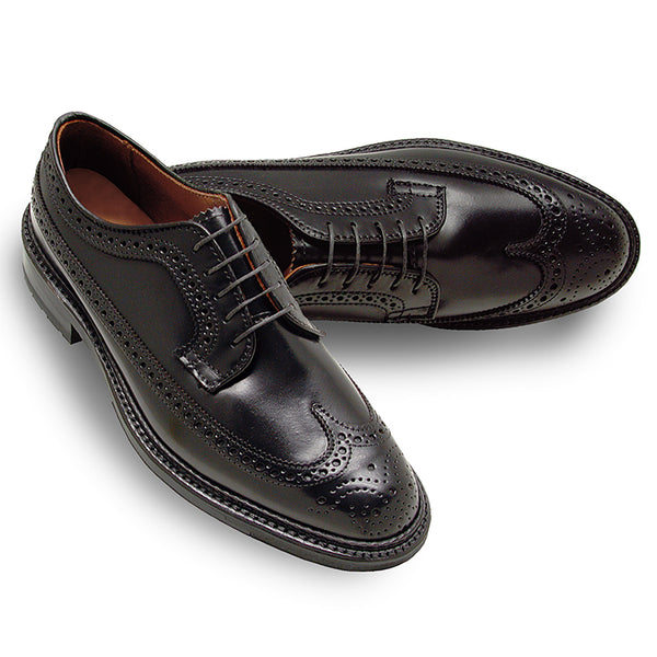 Alden 9751C Long Wing Blucher (Black Shell Cordovan)