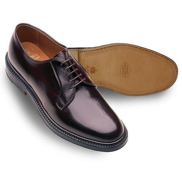 Alden 990 Plain Toe Blucher (Color 8 Shell Cordovan)
