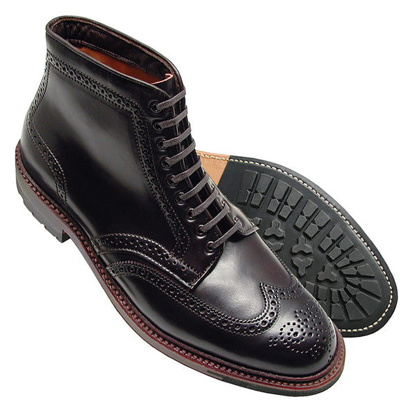 alden D6844C Wing Tip Boot (Color 8 Shell Cordovan)