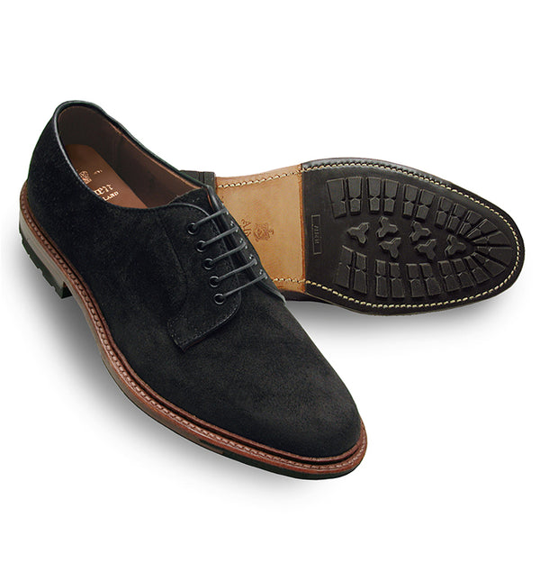 Alden D1426C Plain Toe Blucher (Reverse Earth Oiled Nubuck)