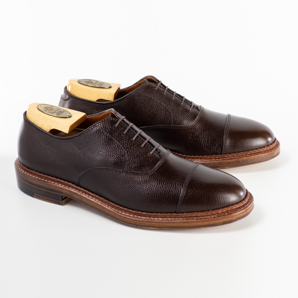 Alden D2308 Straight Tip Bal Oxford (Dark Brown Alpine Calf)