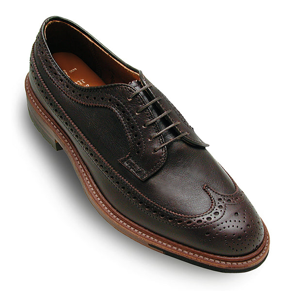 Alden D2528C Long Wing Blucher (Dark Brown Tumbled Leather)