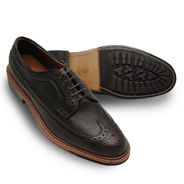 Alden D2528C Long Wing Blucher (Dark Brown Tumbled Leather)