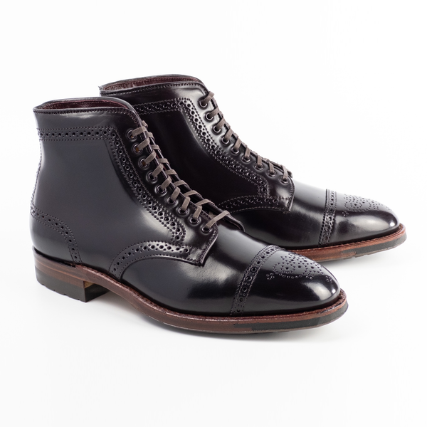 alden D2851C Medallion Straight Tip Boot (Color 8 Shell Cordovan)