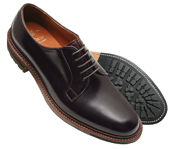 alden D7406C Plain Toe Blucher (Color 8 Shell Cordovan)