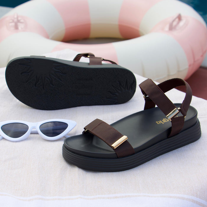 Alegria Allyson Chocolate Sandal