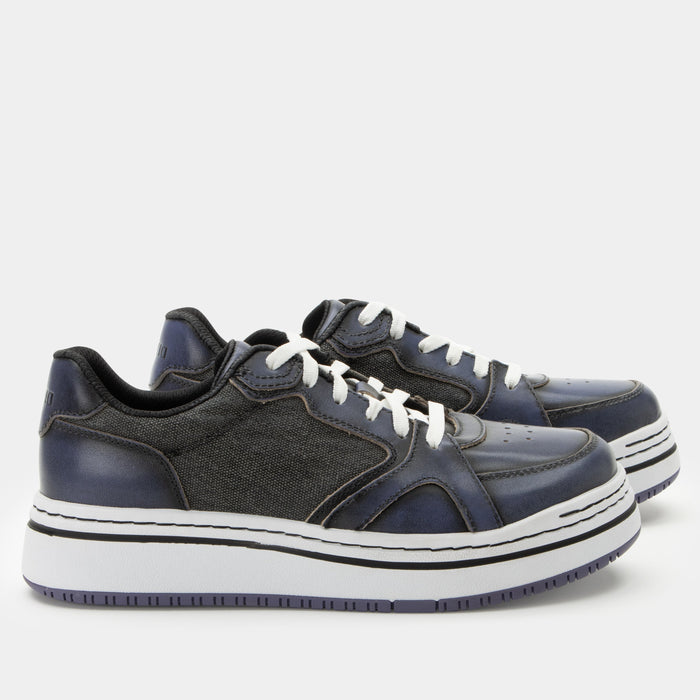 Alegria Alyster Blue Black Shoe
