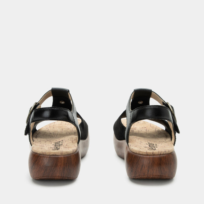 Alegria Betsie Stretch Black Sandal
