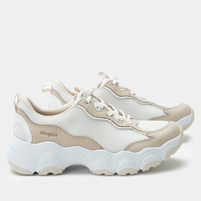 Alegria Boom Joy Ecru Shoe