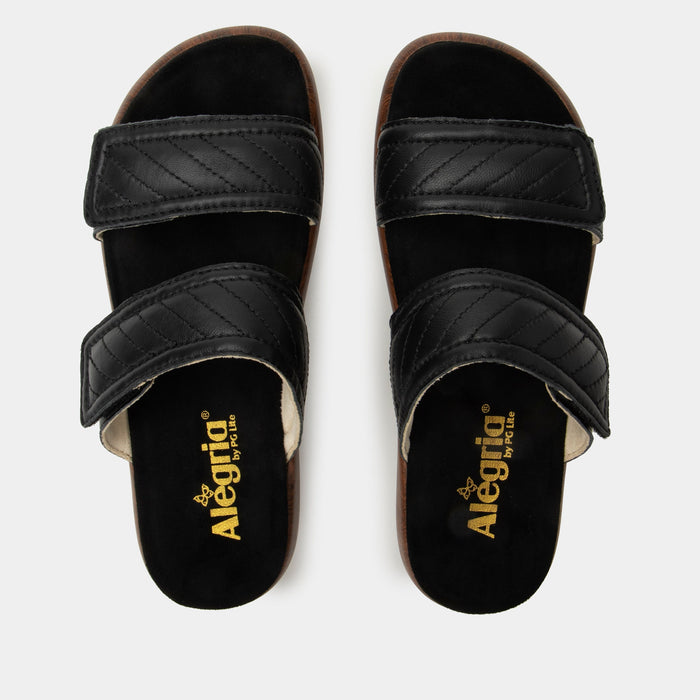 Alegria Brayah Black Sandal