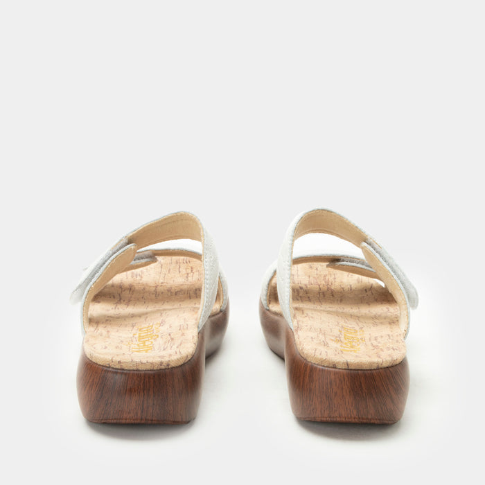Alegria Brayah White Sandal