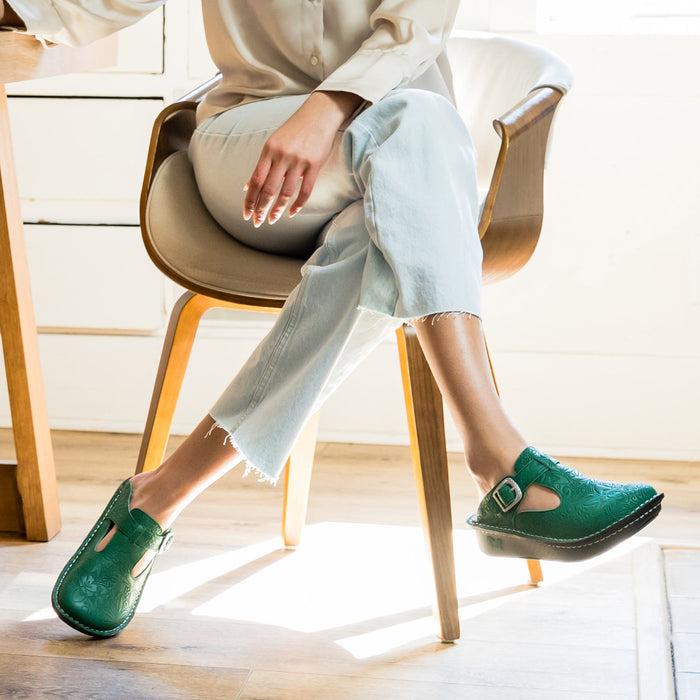 Alegria Classic La Dee Dottie Emerald Shoe